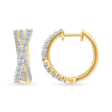 Criss Gold & Diamond  Earrings