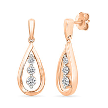 Attainment Gold & Diamond Earrings