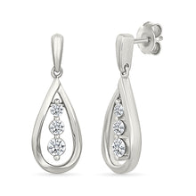 Attainment Gold & Diamond Earrings