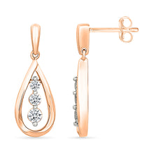 Attainment Gold & Diamond Earrings