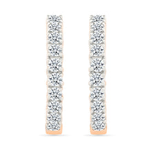 Elysian Diamond Hoop Earrings