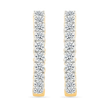 Elysian Diamond Hoop Earrings