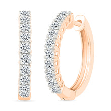 Elysian Diamond Hoop Earrings
