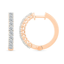 Elysian Diamond Hoop Earrings