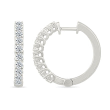 Elysian Diamond Hoop Earrings