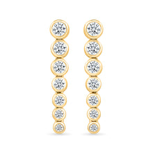 Ivory Gold & Diamond  Earrings