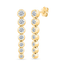 Ivory Gold & Diamond  Earrings