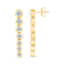 Ivory Gold & Diamond  Earrings