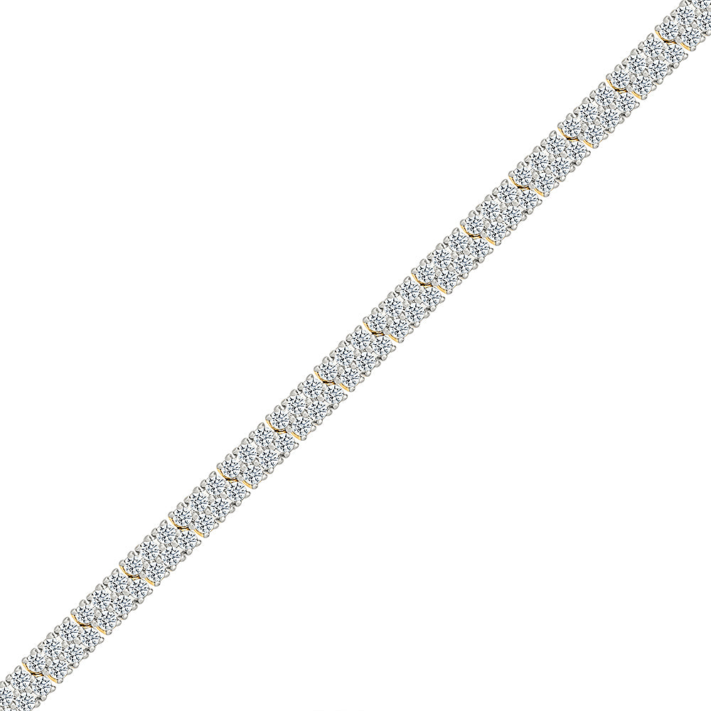 Aura Gilded Gold & Diamond Bracelet