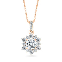 Ethereal Floret Diamond Pendant