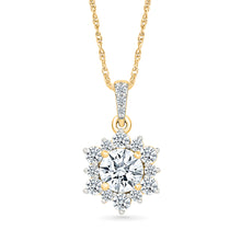 Ethereal Floret Diamond Pendant