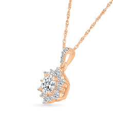 Ethereal Floret Diamond Pendant