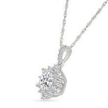 Ethereal Floret Diamond Pendant