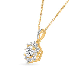 Ethereal Floret Diamond Pendant