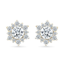 Daisy Gold & Diamond Earrings