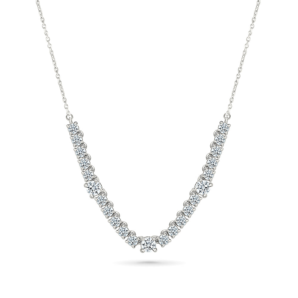 V-Shaka Gold & Diamond Necklace