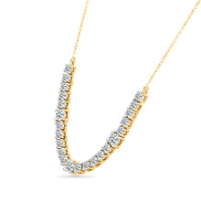 V-Shaka Gold & Diamond Necklace