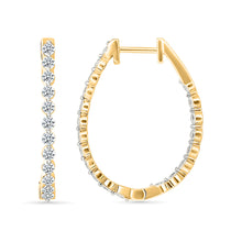 Stunning Gold & Diamond Earrings