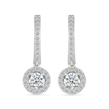 Drop  Gold & Diamond Earrings