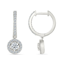 Drop  Gold & Diamond Earrings