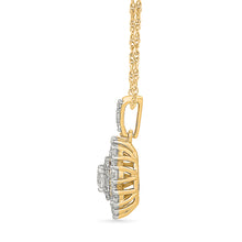 Floral Gold & Diamond Pendant