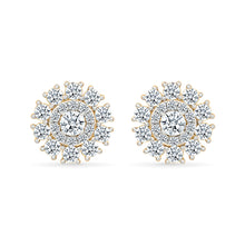 Delicacy Gold & Diamond Earrings