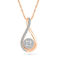 Cluster Infinity Diamond Pendant