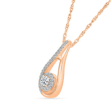 Cluster Infinity Diamond Pendant