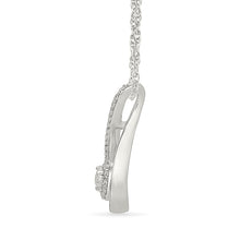 Cluster Infinity Diamond Pendant