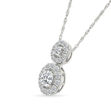 Double Circle Diamond Pendant
