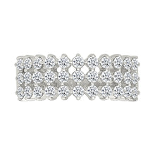 Sunlit Triple Diamond Ring