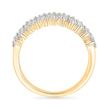 Sunlit Triple Diamond Ring