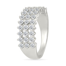 Sunlit Triple Diamond Ring