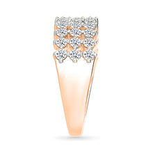 Sunlit Triple Diamond Ring