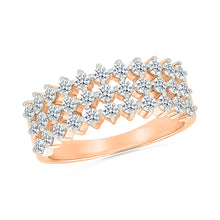 Sunlit Triple Diamond Ring
