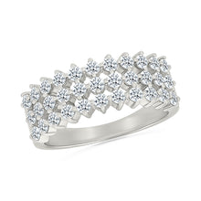 Sunlit Triple Diamond Ring