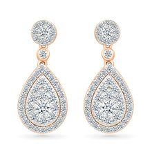Artful Gold & Diamond Earrings