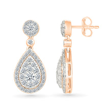 Artful Gold & Diamond Earrings