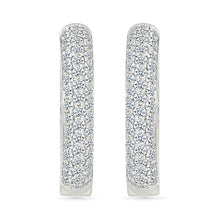 Classical Huggies Gold & Diamond Earrings