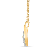 Flowing Dewdrop Diamond Pendant