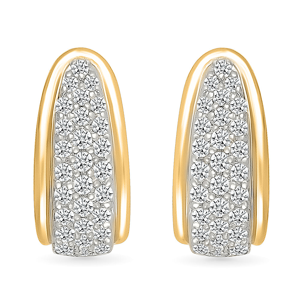 Nova Diamond Hoop Earrings