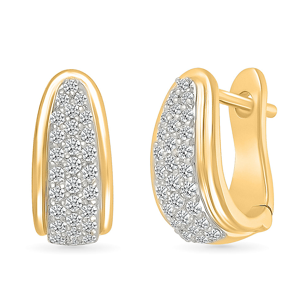Nova Diamond Hoop Earrings