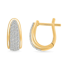 Nova Diamond Hoop Earrings