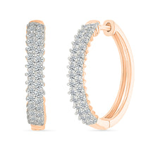 Adhira Diamond Hoops Earrings