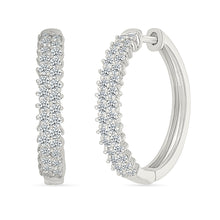 Adhira Diamond Hoops Earrings