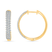 Adhira Diamond Hoops Earrings