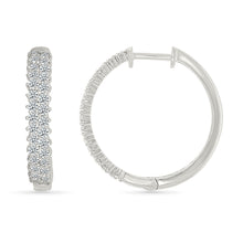 Adhira Diamond Hoops Earrings