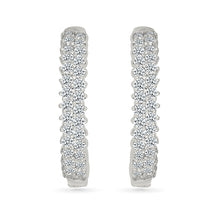 Adhira Diamond Hoops Earrings