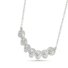 Swirl Diamond Necklace