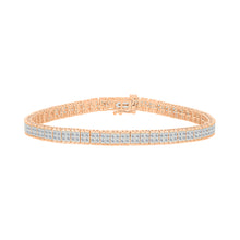 Starlight Gridiron Gold & Diamond Bracelet